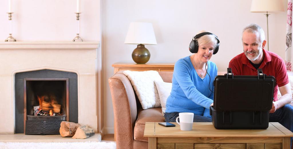 Taking the home hearing test